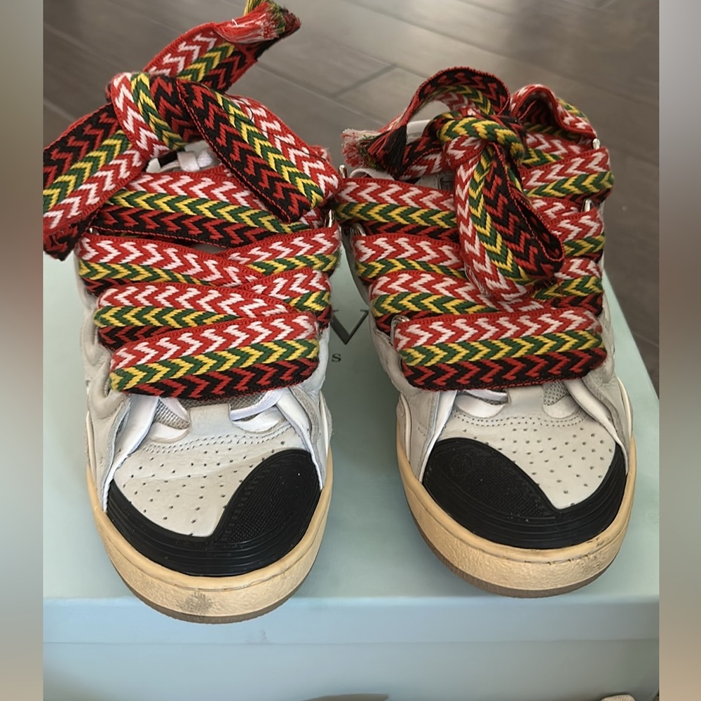 NEW $890 Retail Lanvin Curb Mule Sneaker